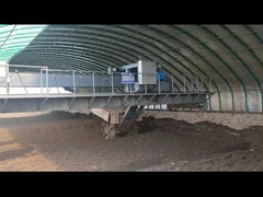 Tipo estiércol vegetal Turner de la rueda