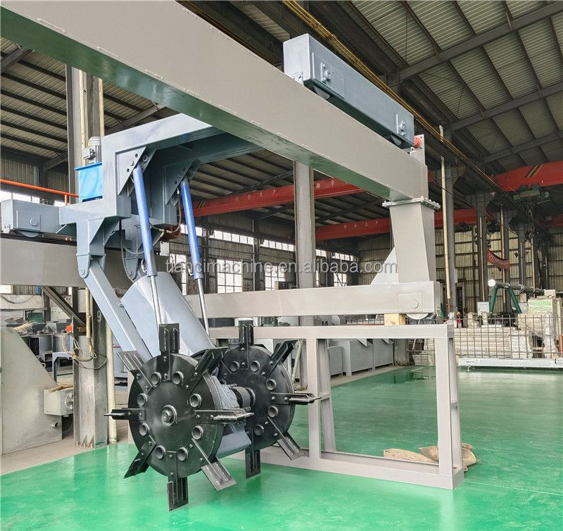 1200-3000mm Tipo de rueda Residuos de soja / talos de maíz compostaje máquina Turner