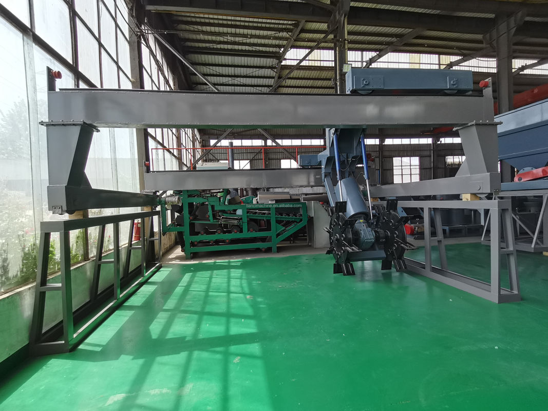 Máquina de compostaje de fermentación de tipo de rueda para la fermentación de residuos orgánicos