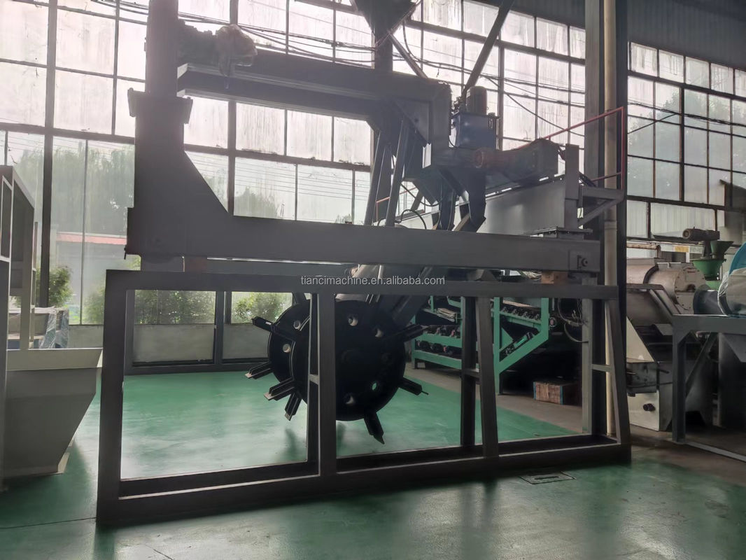 Tipo de rueda de compost Turner fertilizante orgánico fermentación máquina de compost con operación simple