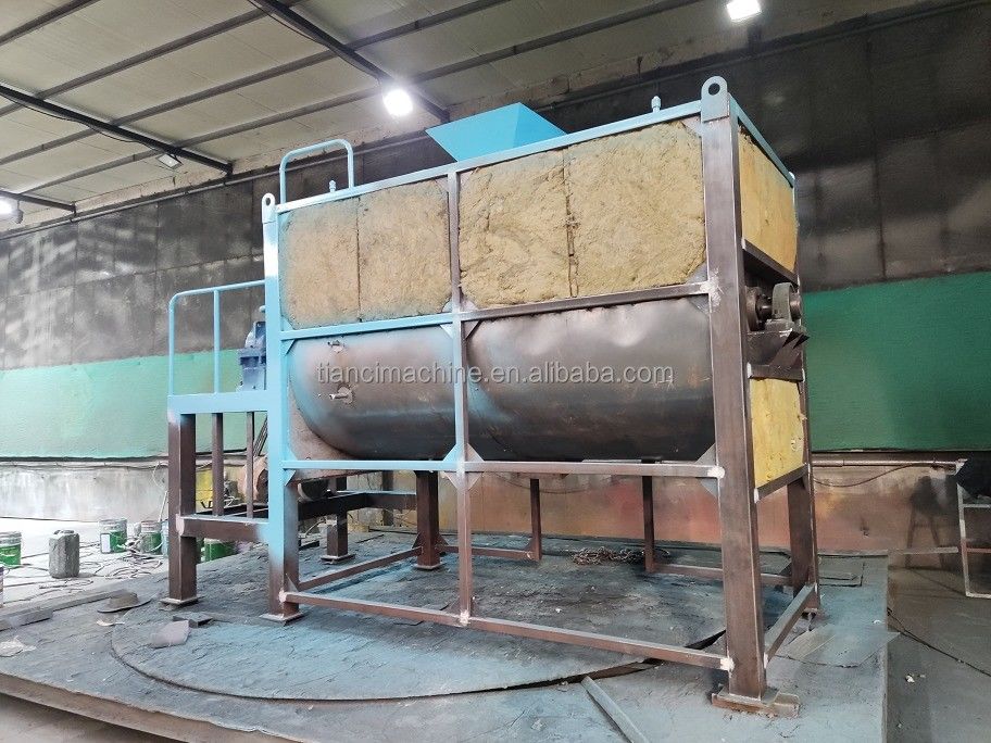 Residuos orgánicos Tanque de fermentación aeróbica de alta temperatura Máquina de compostaje orgánico 4-6 horas