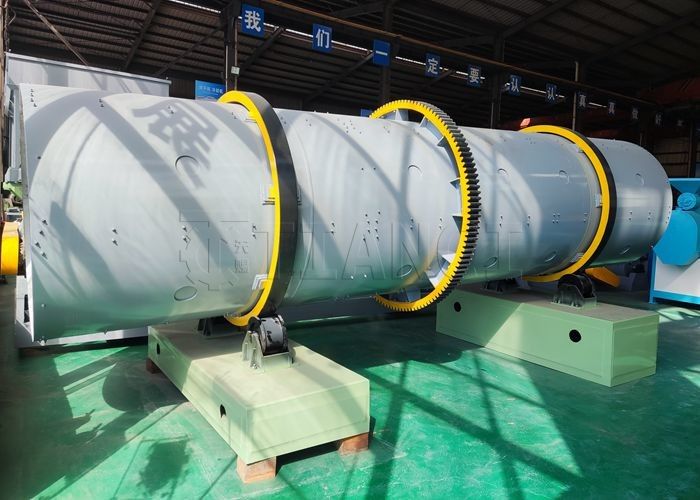 Granulador rotativo de fertilizantes de tipo tambor para la fabricación de pellets de compuestos orgánicos