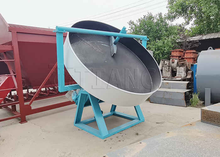 Polvo de hierro a granulados Granulador de fertilizantes orgánicos de disco de máquina 0,5-6T/H
