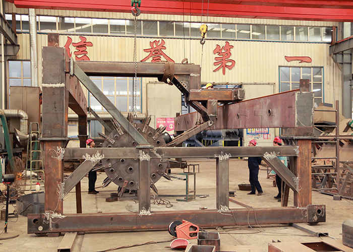 1200-3000mm Tipo de rueda Residuos de soja / talos de maíz compostaje máquina Turner
