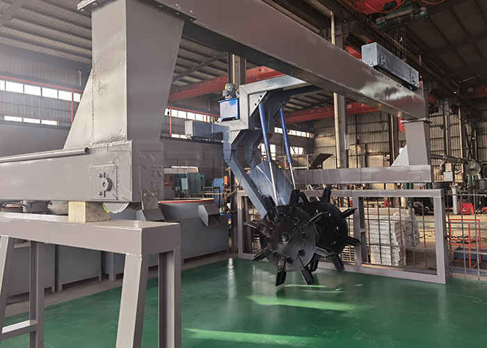 150-400 m3/h Producción Gran extensión de giro de compostaje máquina de torneado Tipo de rueda
