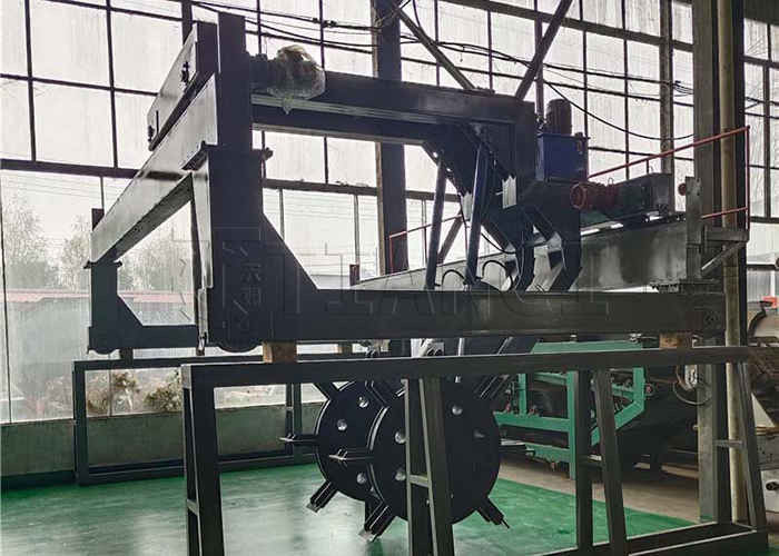 Equipo de fermentación de residuos orgánicos de alta capacidad de compost Tipo de rueda de compost Turner