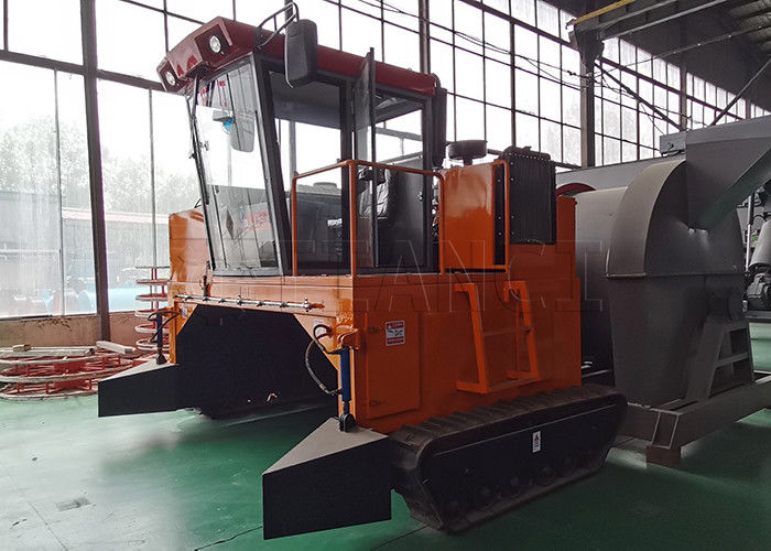 Máquina de tratamiento de fermentación de fertilizantes orgánicos de tipo Crawler
