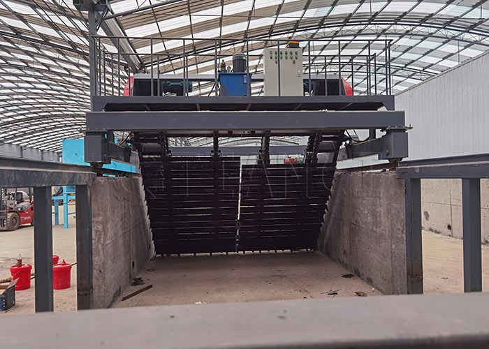La producción de abono de aves de corral y de animales de corral