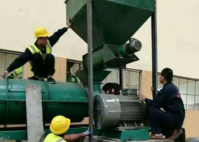 Equipo de granulación de fertilizantes de compost línea de producción máquina para hacer pellets de fertilizantes orgánicos