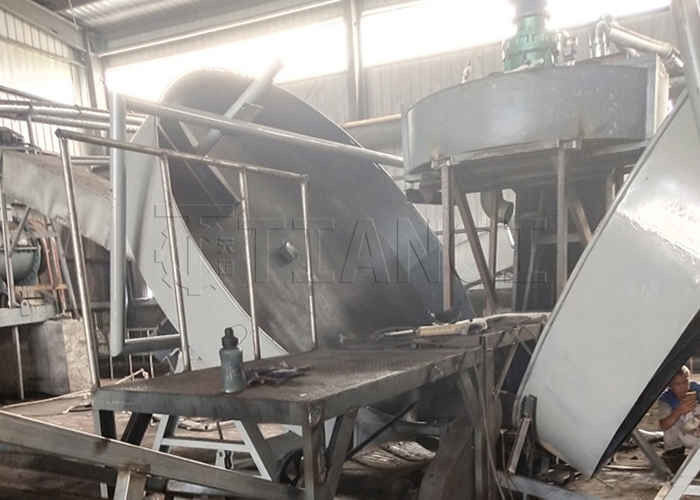 1-20T/H Esgoto animal Granulador de discos de línea de granulación de fertilizantes orgánicos