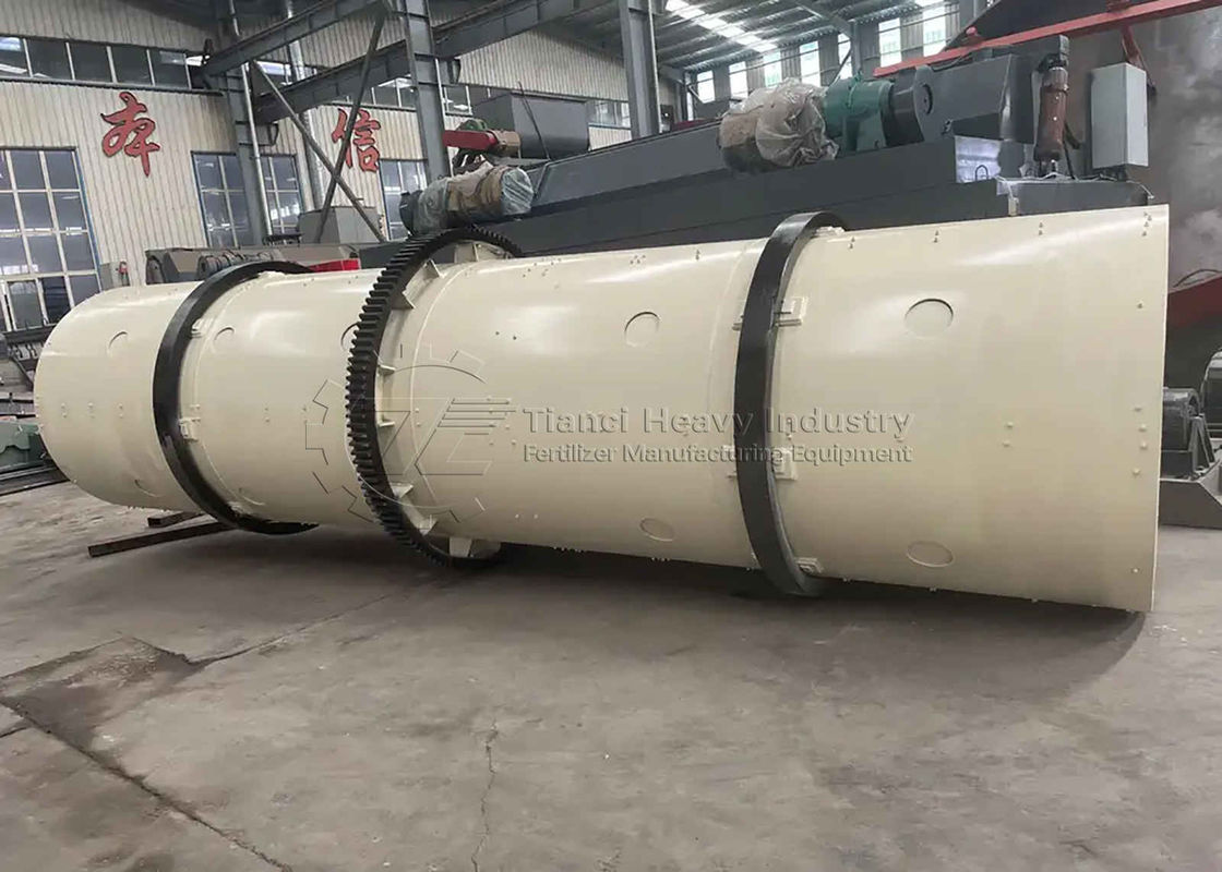 Línea de producción de fertilizantes orgánicos de 1 a 20 toneladas por hora Granulador rotativo de tambor para estiércol animal