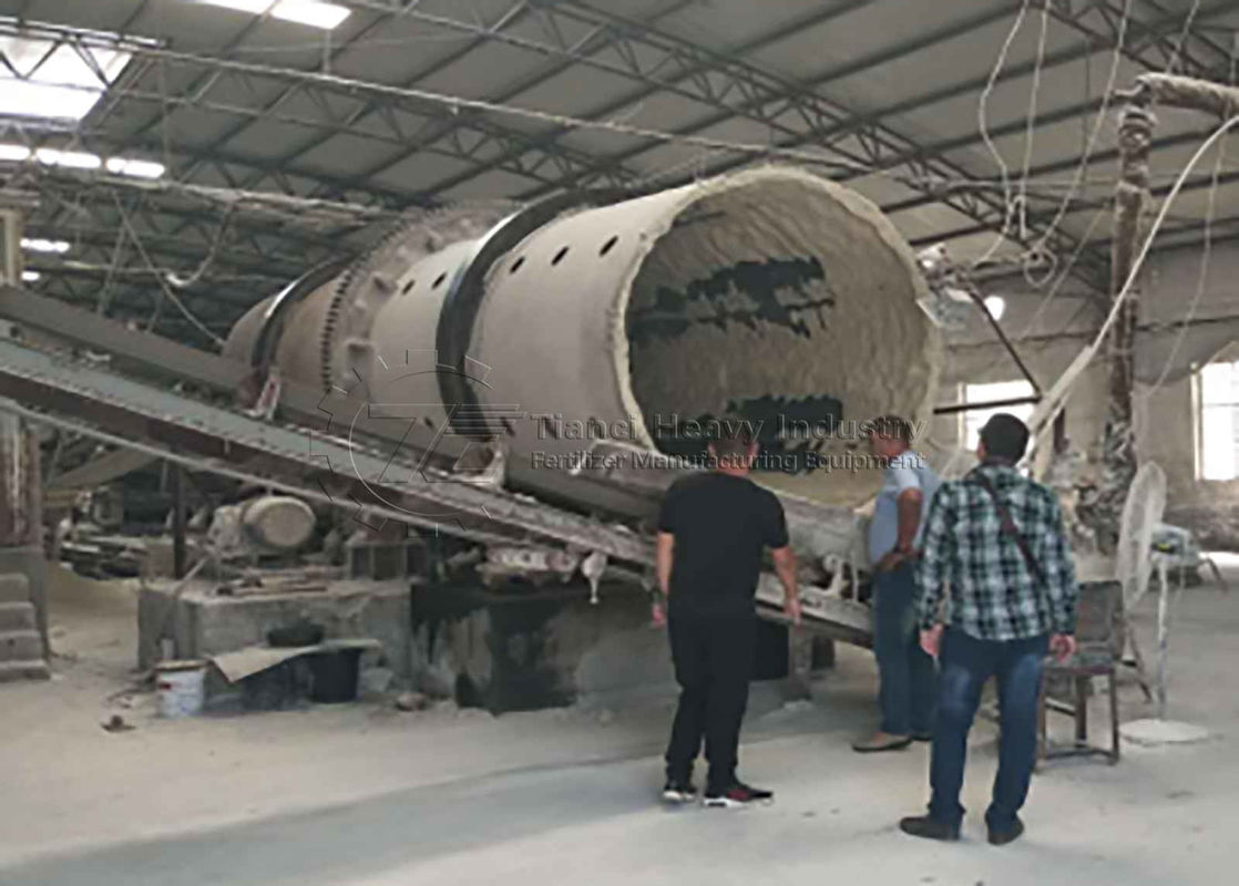 Tipo de granulador de tambor de inyección de agua granulador de tambor para la línea de granulación de granulador de tambor de fertilizantes orgánicos