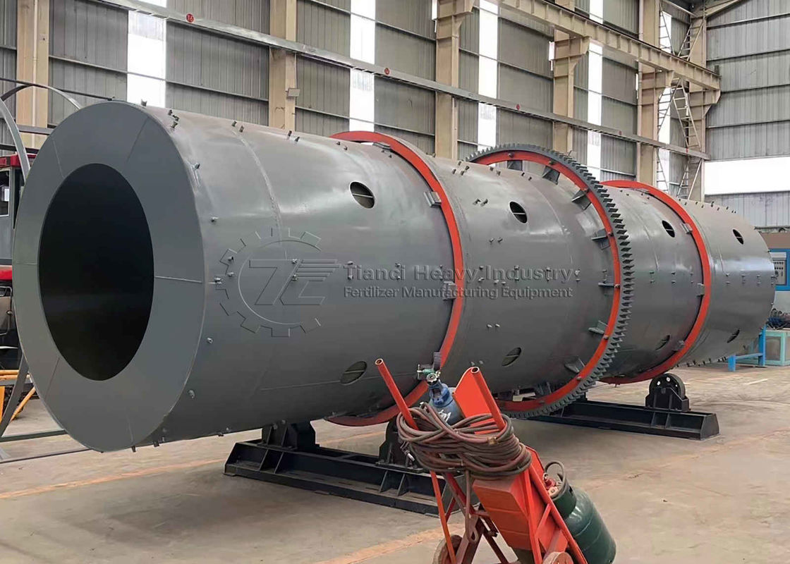 Línea de producción de fertilizantes orgánicos de 1 a 20 toneladas por hora Granulador rotativo de tambor para estiércol animal