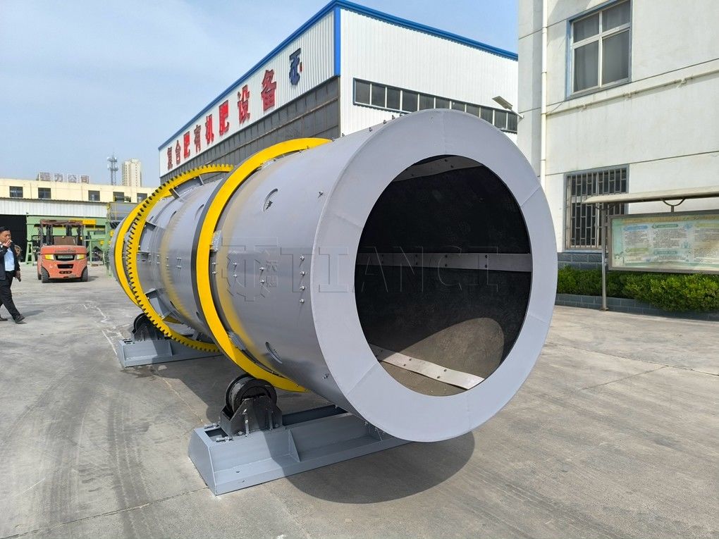 Large Capacity Compound Fertilizer Powder Granulation Machine Rotary Drum Granulator Production Line