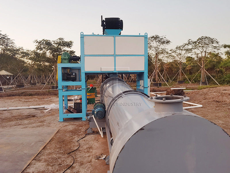 Máquina de producción de fertilizantes orgánicos de estiércol de cabra en la línea de producción de fertilizantes orgánicos de estiércol