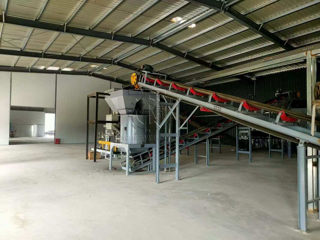 Máquina de producción de fertilizantes orgánicos de estiércol de cabra en la línea de producción de fertilizantes orgánicos de estiércol