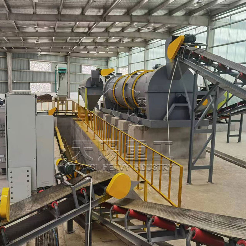 Línea de producción de fertilizantes NPK por granulación por extrusión con granulador de prensa de rodillos