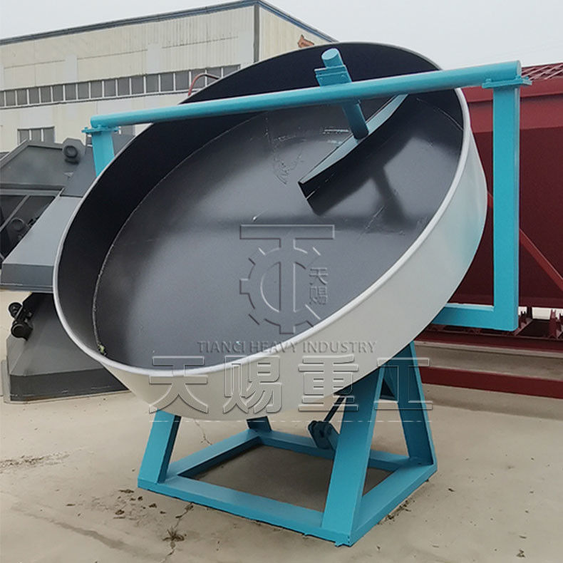Granulador de disco para equipos de granulación de fertilizantes orgánicos en la línea de producción de granuladores de disco