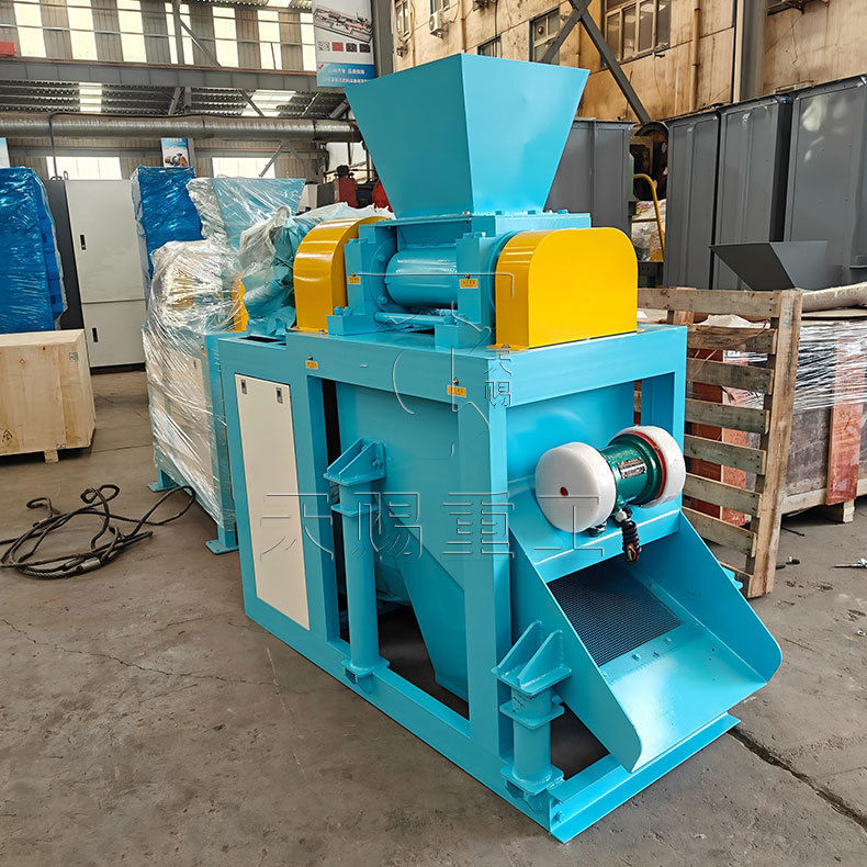 Granulador de prensa de rodillos de ácido húmico para equipos de línea de producción de fertilizantes de ácido húmico granulares