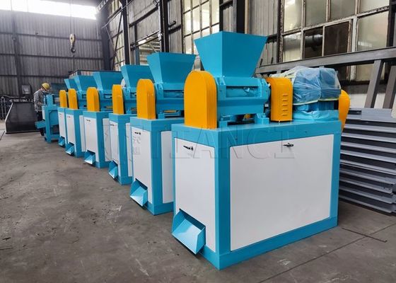 Granulador de fertilizantes con cloruro de potasio Máquina de extrusión de rodillos de polvo químico
