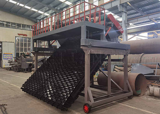 Tipo de placa de cadena eléctrica Compost Turner Fermentación de estiércol animal Máquina de compost