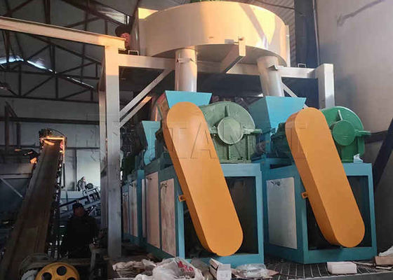 Línea de producción de granulador de rodillos dobles para fertilizantes compuestos NPK