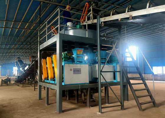 Línea de granulación de fertilizantes compuestos para nitrógeno, fósforo y potasio