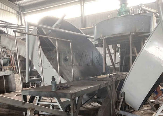Línea de producción de granulados de harina de yuca línea de producción de granulador de disco húmedo