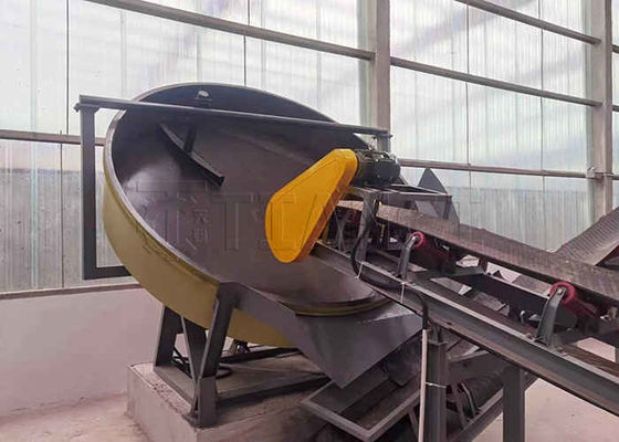 Máquina de fabricación de fertilizantes orgánicos granulares Granulador de fertilizantes de disco ISO9001