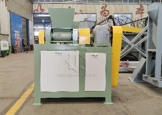 Granulador de extrusión de doble rodillo de abono de ganado