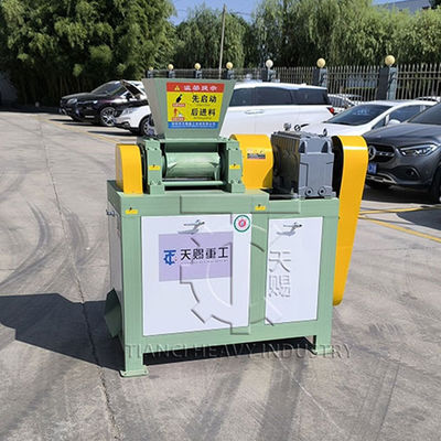Granulador de cenizas de plantas sin secado Granulador de prensa de doble rodillo