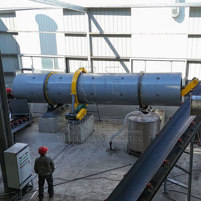 Línea de producción completa de granulador de tambor para la granulación de fertilizantes orgánicos con una capacidad anual de 10000 toneladas